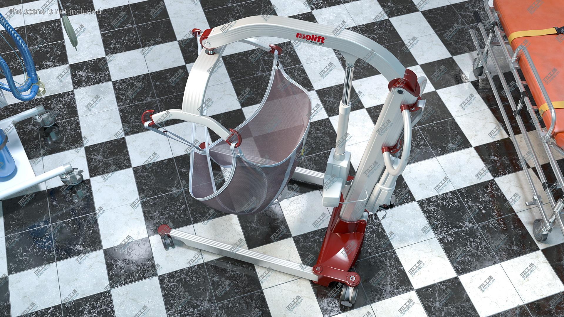 images/goods_img/2021040164/Molift Mover 205 Patient Lift with EvoSling 3D model/5.jpg